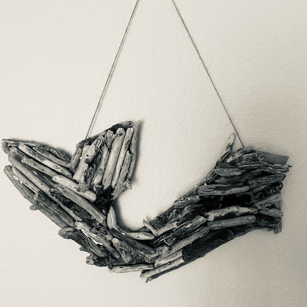 Southern California driftwood mermaid tail